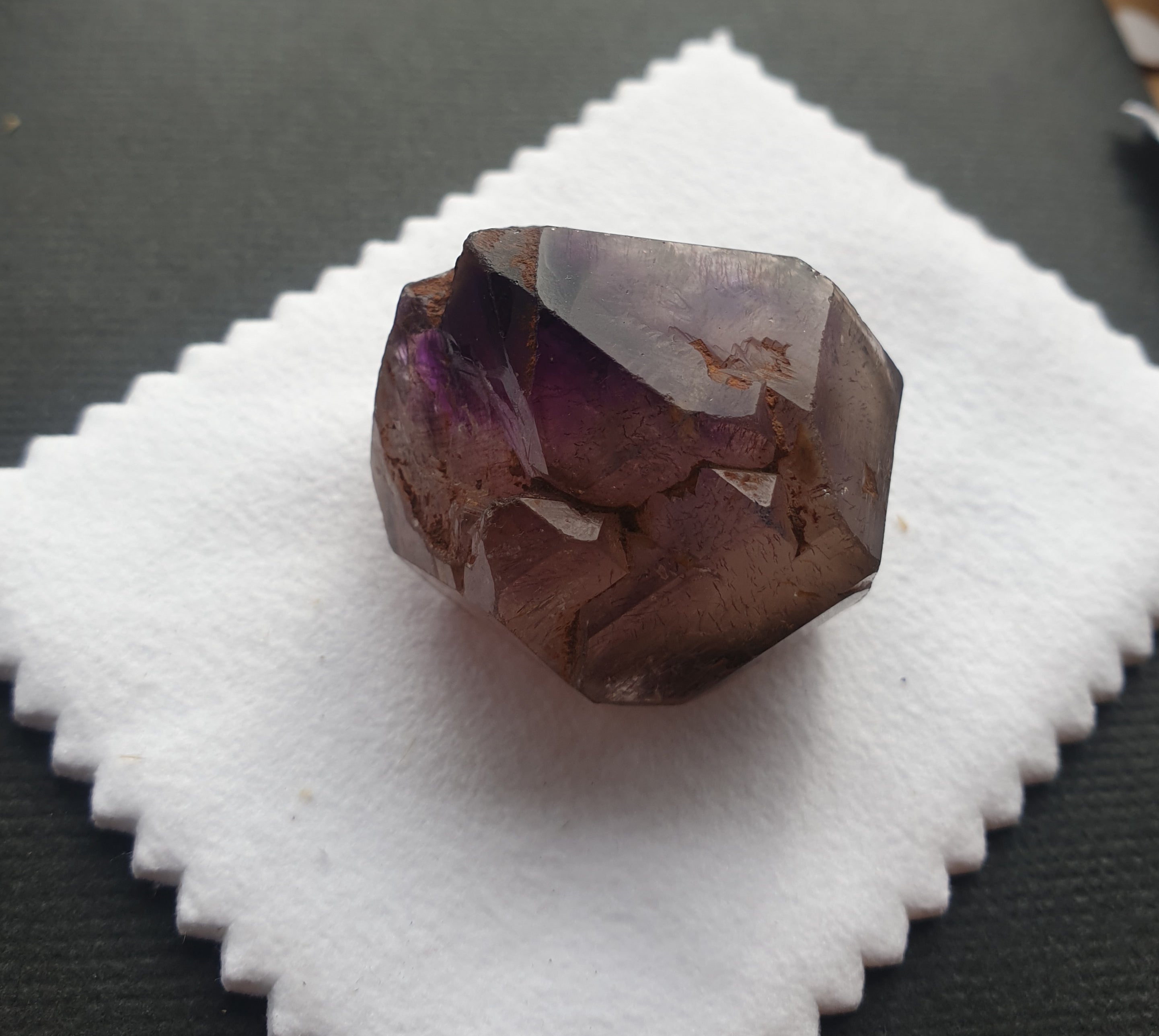 Super seven Amethyst - Double terminated point - 26g