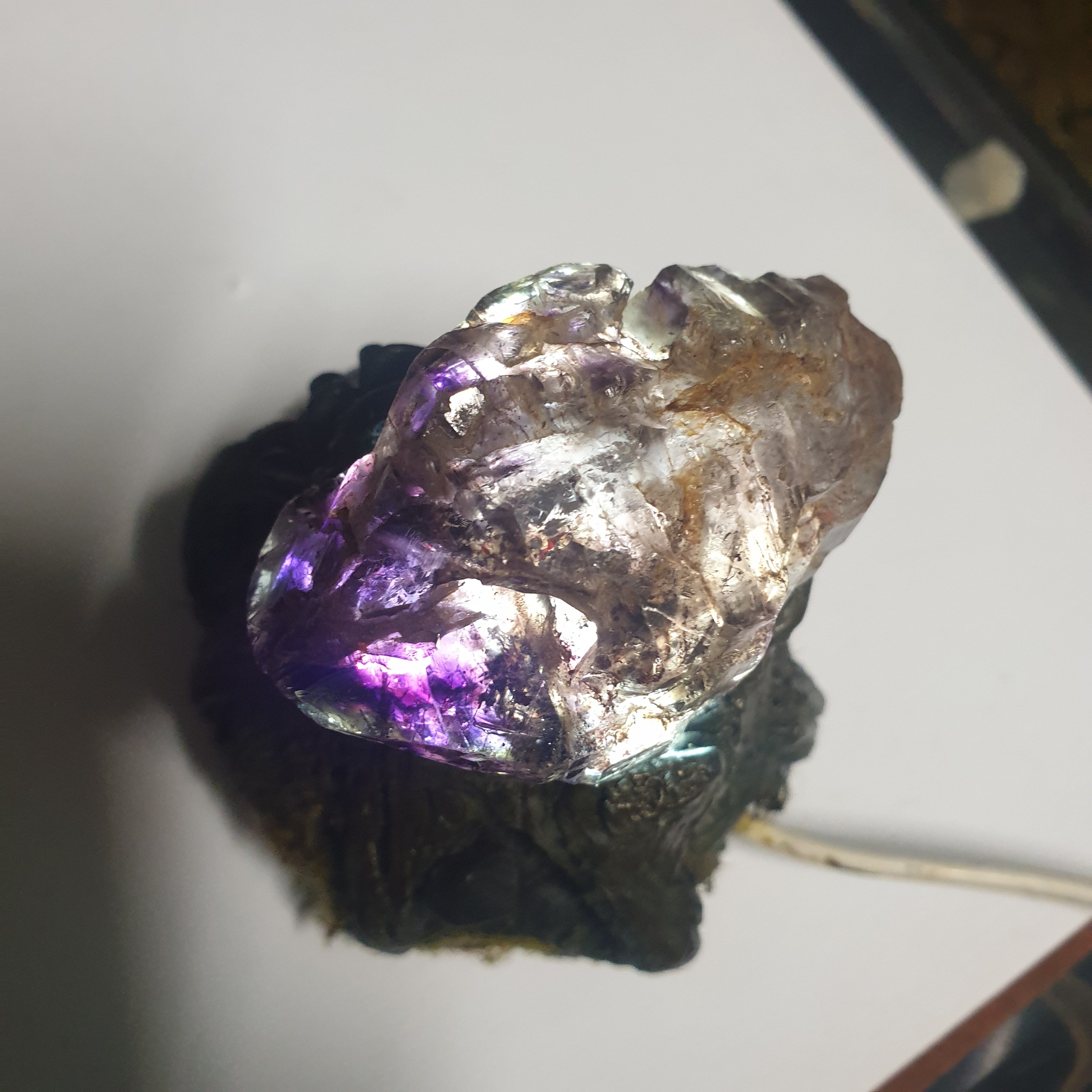 Super seven Amethyst Elestial - 62grams