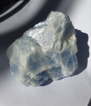 Blue calcite - raw