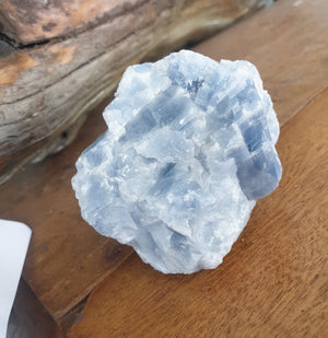 Blue calcite - raw