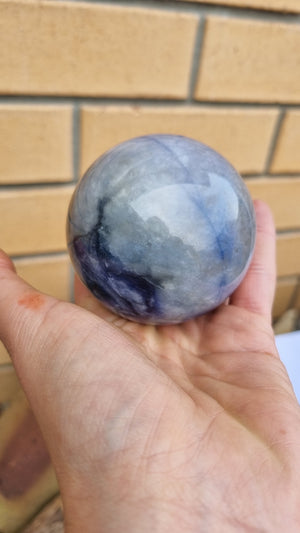 Sodalite - sphere ball from Pakistan- UV reactive