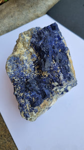 Sodalite with Pyrite on Matrix From Badakhshan Afghanistan - UV reactive - 775g