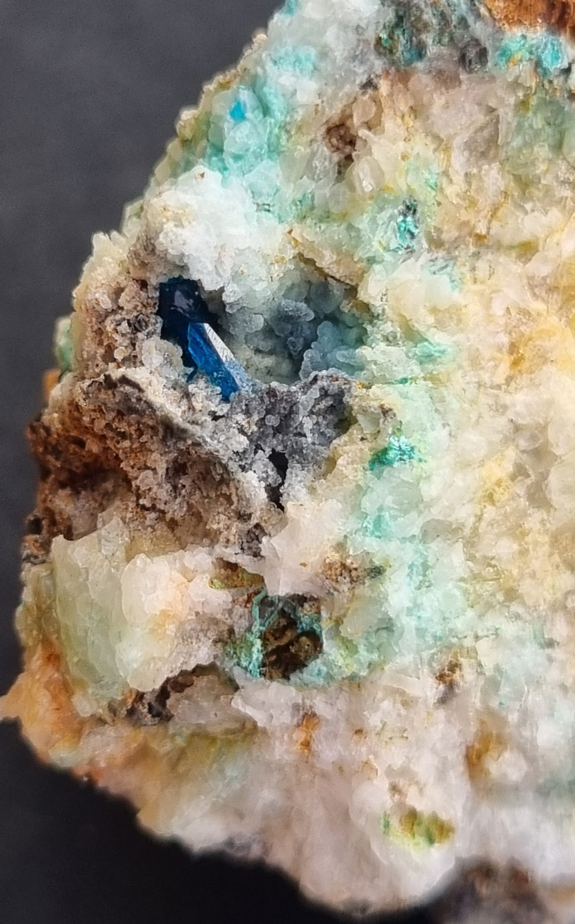 Veszelyite Hemimorphite crystal mineral specimen