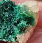 Malachite and calcite - Mashamba West mine DRC Congo - 76grams