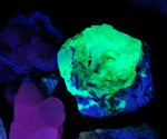 Hyalite opal fluorite feldspar and quartz - Erongo Mountain Namibia - 53grams - FLUORESCENT