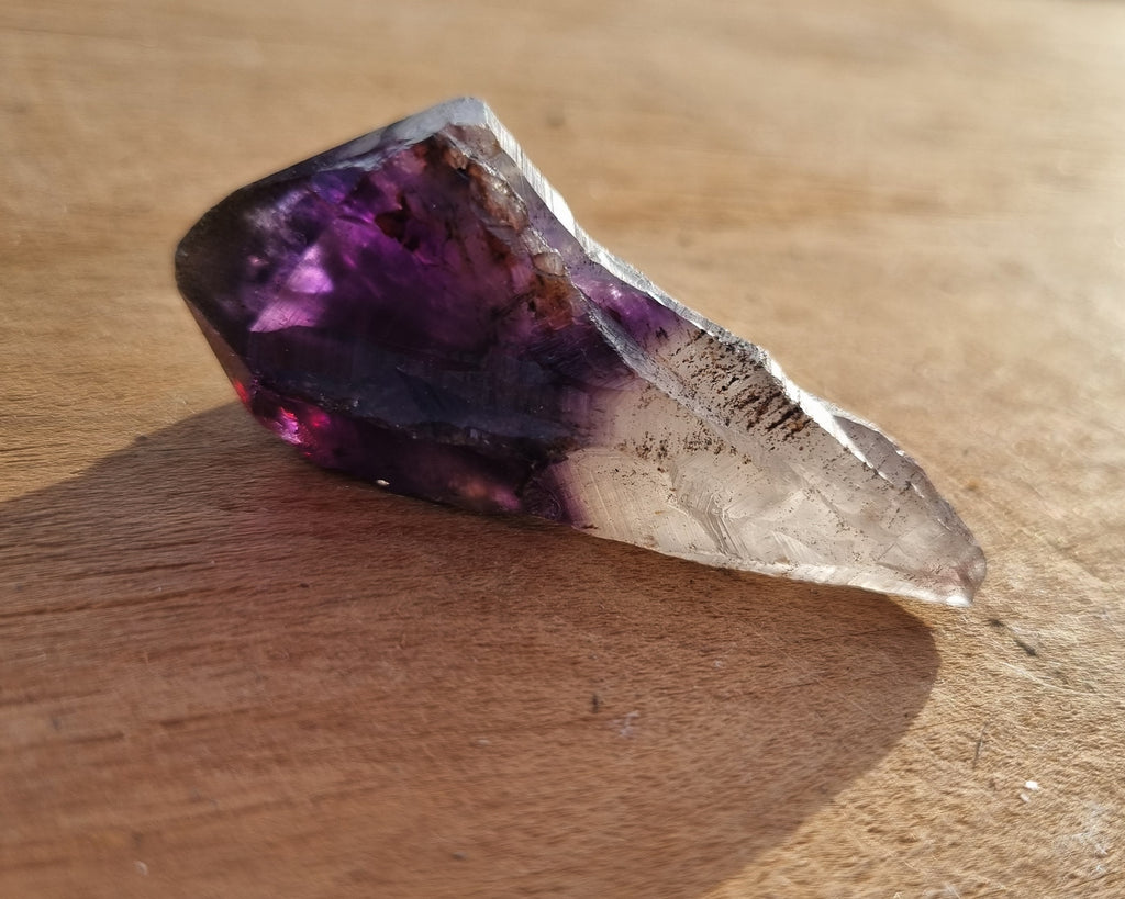 Amethyst point - dark tip