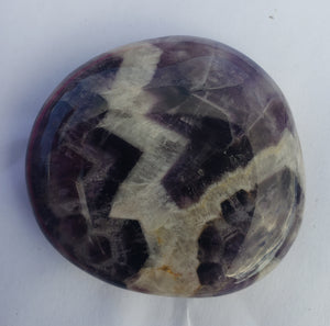 Chevron Amethyst Flatstone