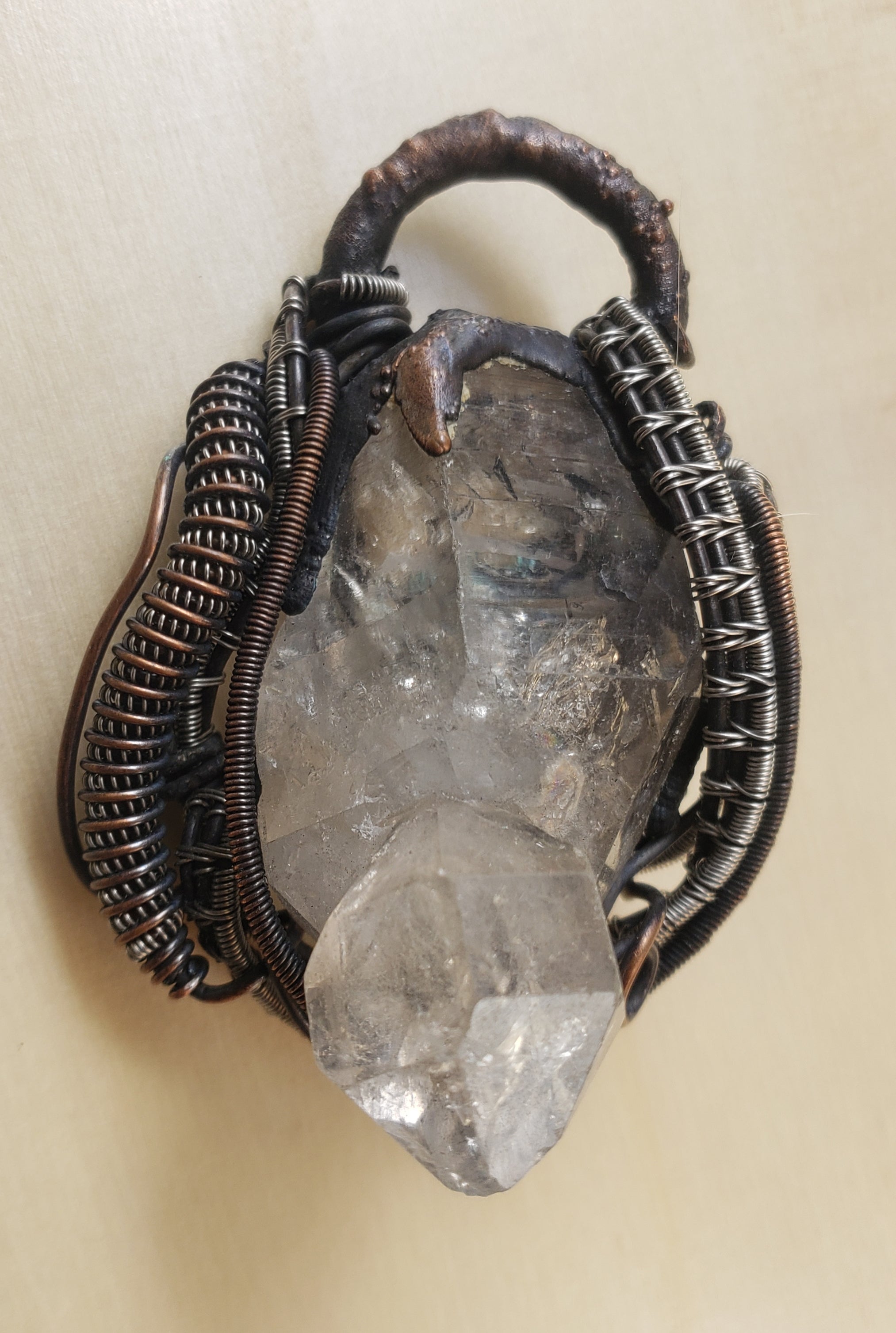 Tibetan quartz - kiwa creations + copper cauldron collaboration