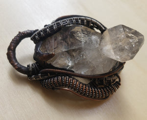 Tibetan quartz - kiwa creations + copper cauldron collaboration