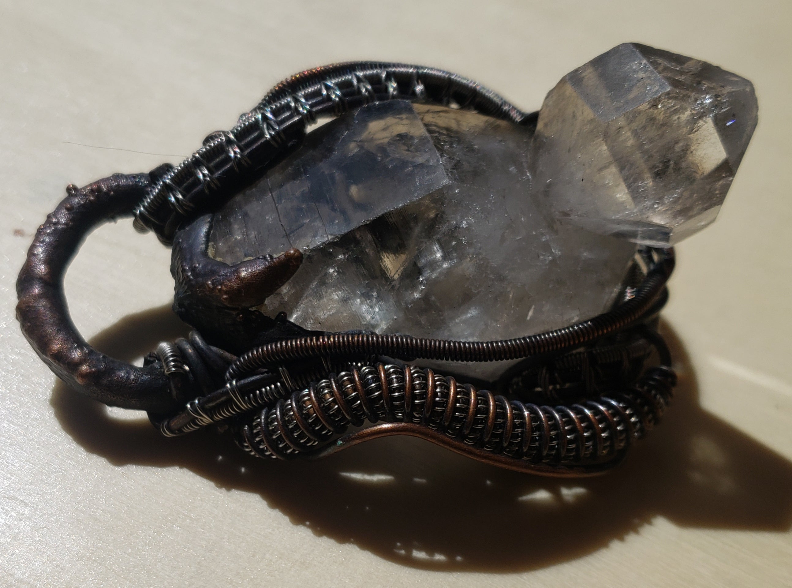 Tibetan quartz - kiwa creations + copper cauldron collaboration