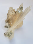 Fluorapophyllite with scolocite and stilbite - museum quality