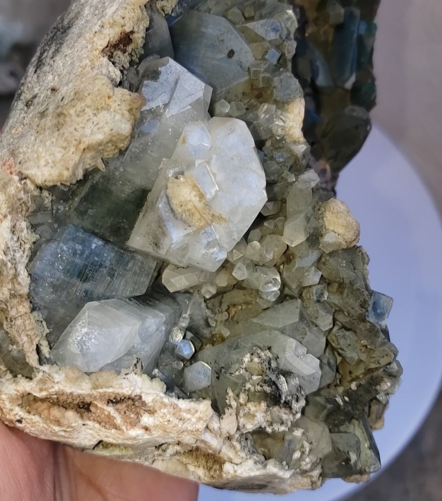 Marshy green Apophyllite