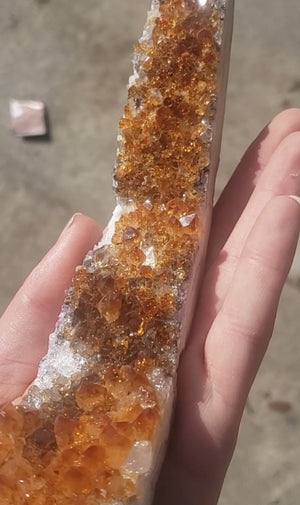 Citrine cluster 332g