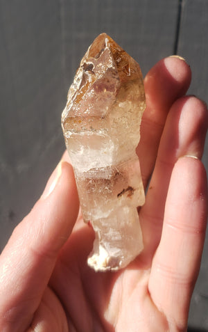 Smokey quartz sceptor point - 65 grams