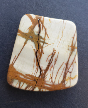 Picasso jasper pendant bead