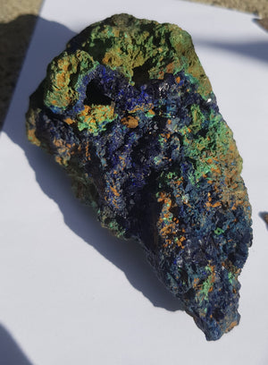 azurite with malachite - 218grams