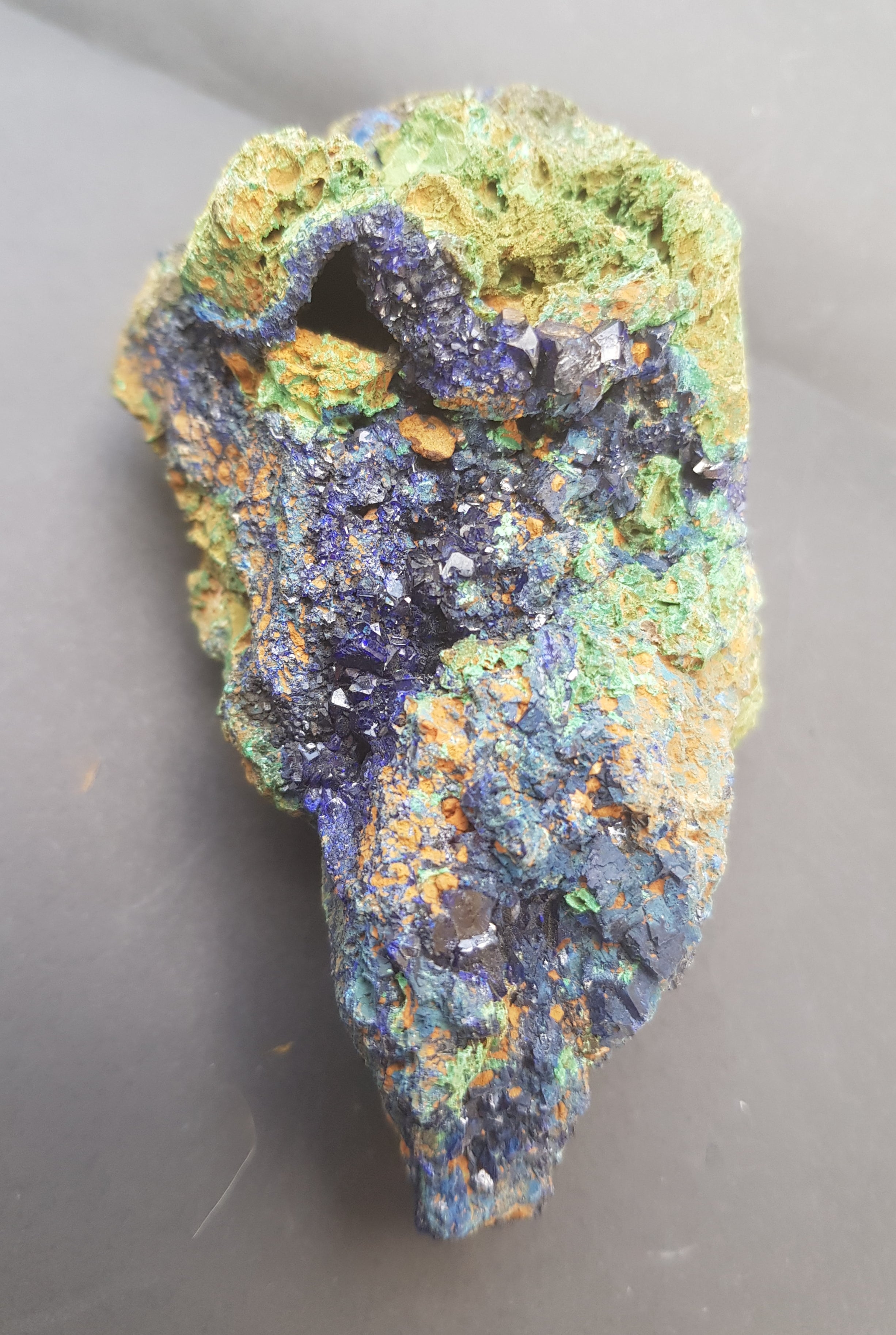 azurite with malachite - 218grams