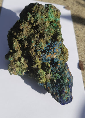 azurite with malachite - 218grams