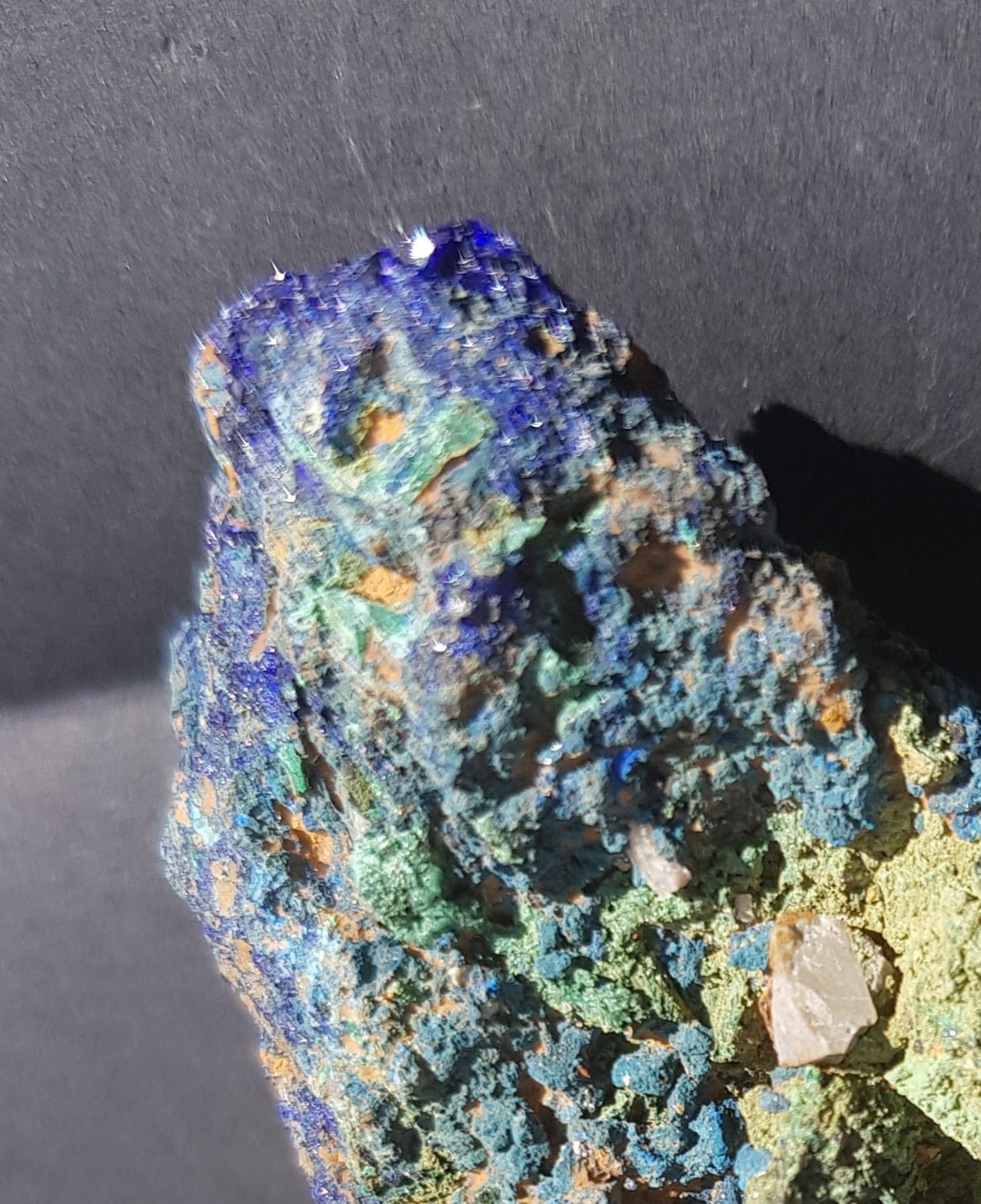 azurite with malachite - 218grams