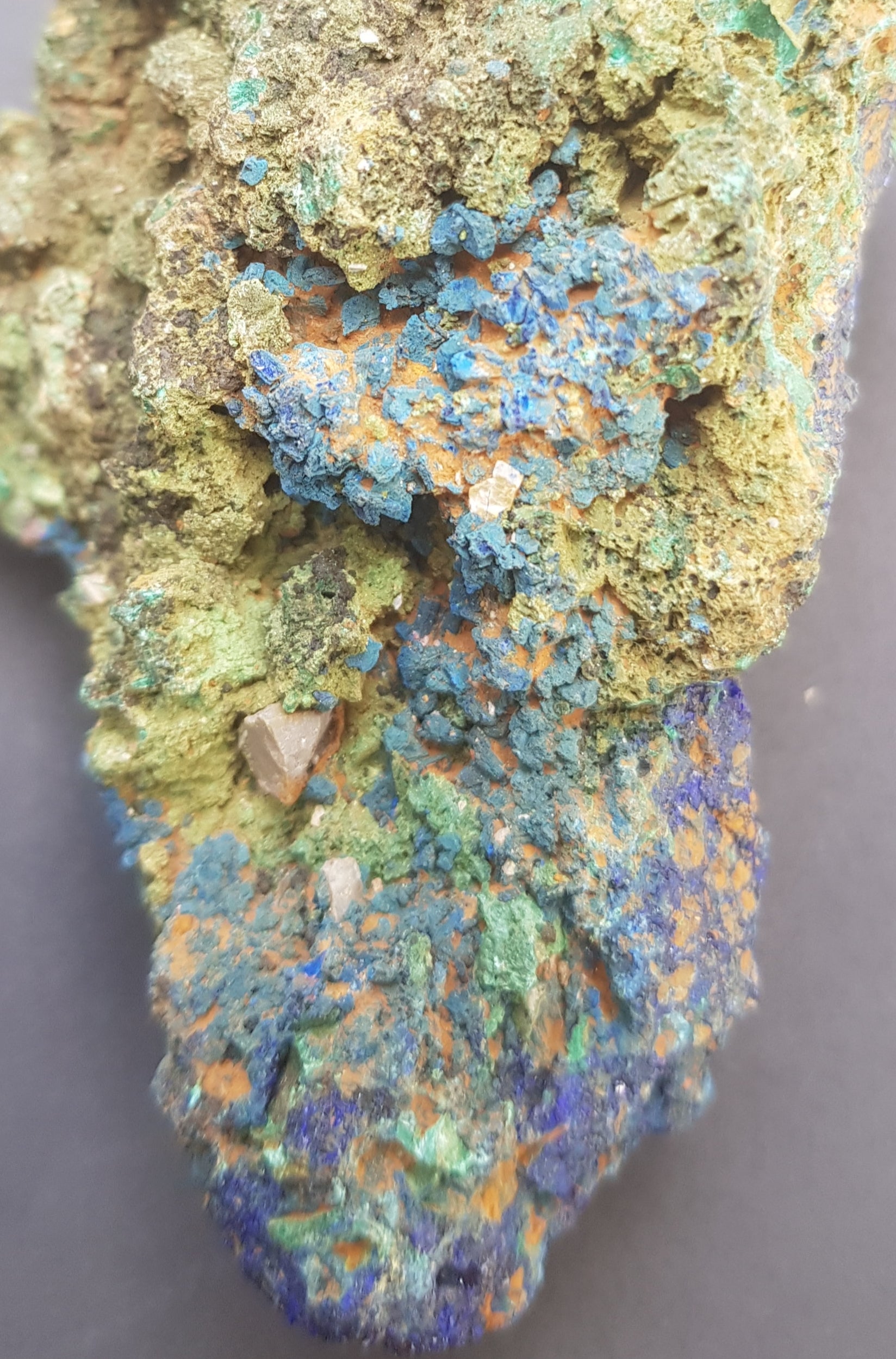 azurite with malachite - 218grams