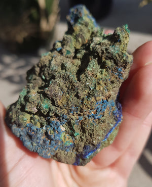 azurite with malachite - 218grams