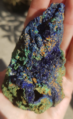 azurite with malachite - 218grams