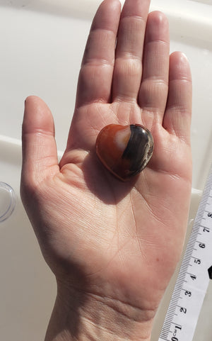 Madagascan Agate - Heart -