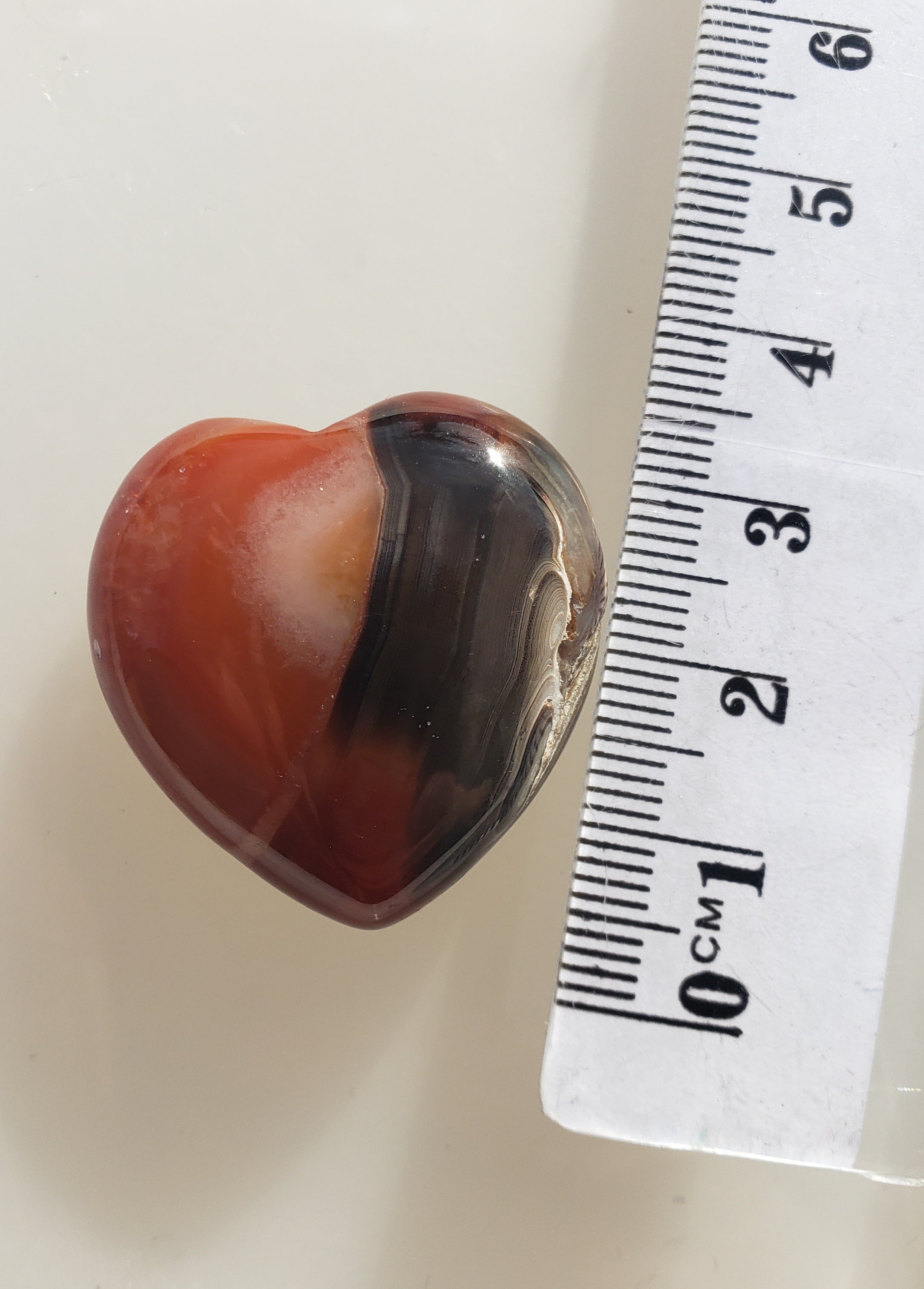 Madagascan Agate - Heart -