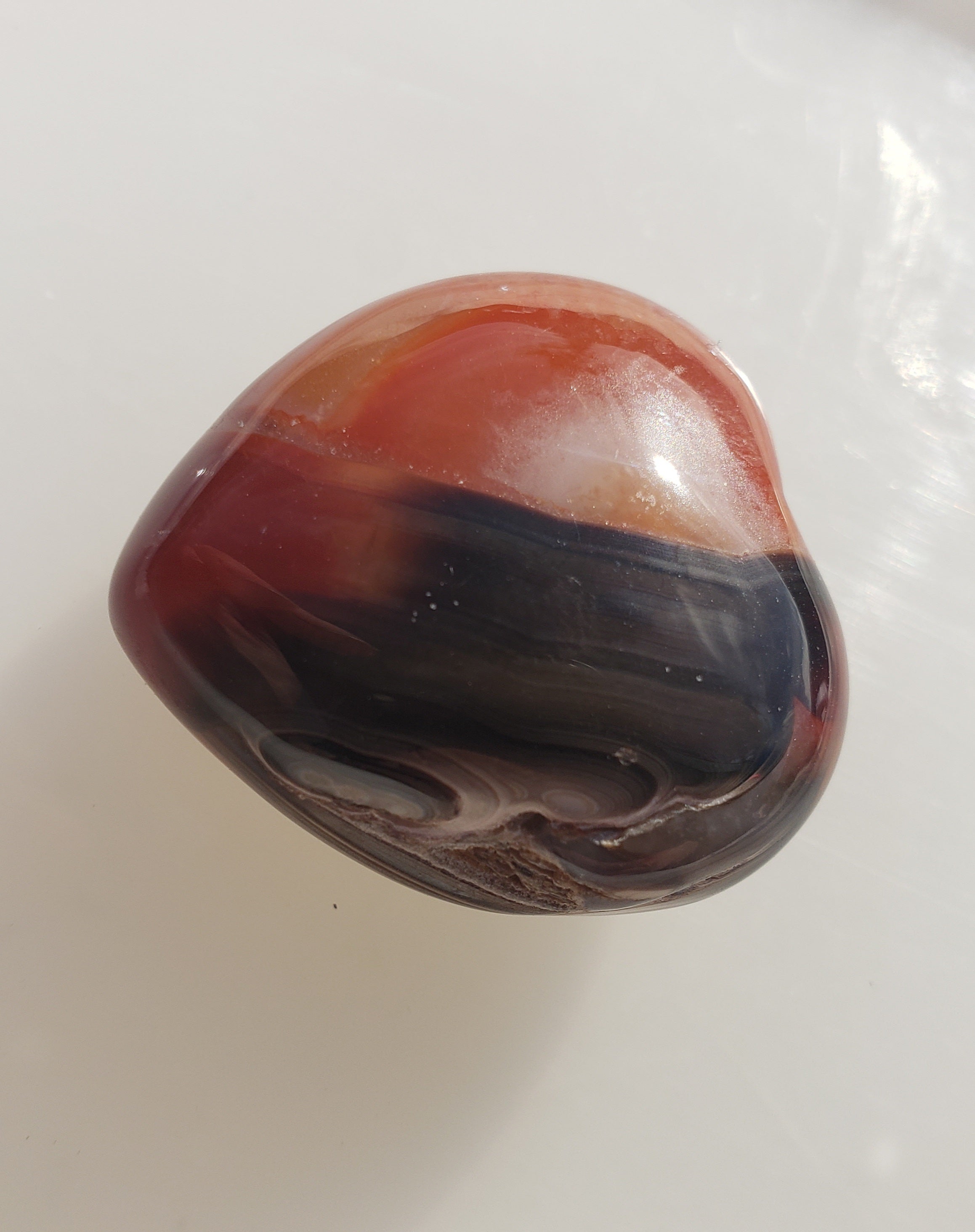 Madagascan Agate - Heart -