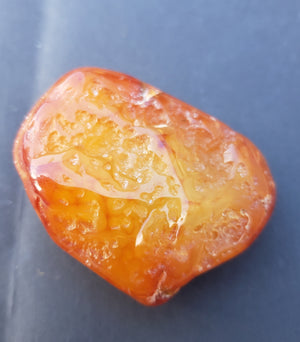 Carnelian Agate - tumbled freeform - 49grams