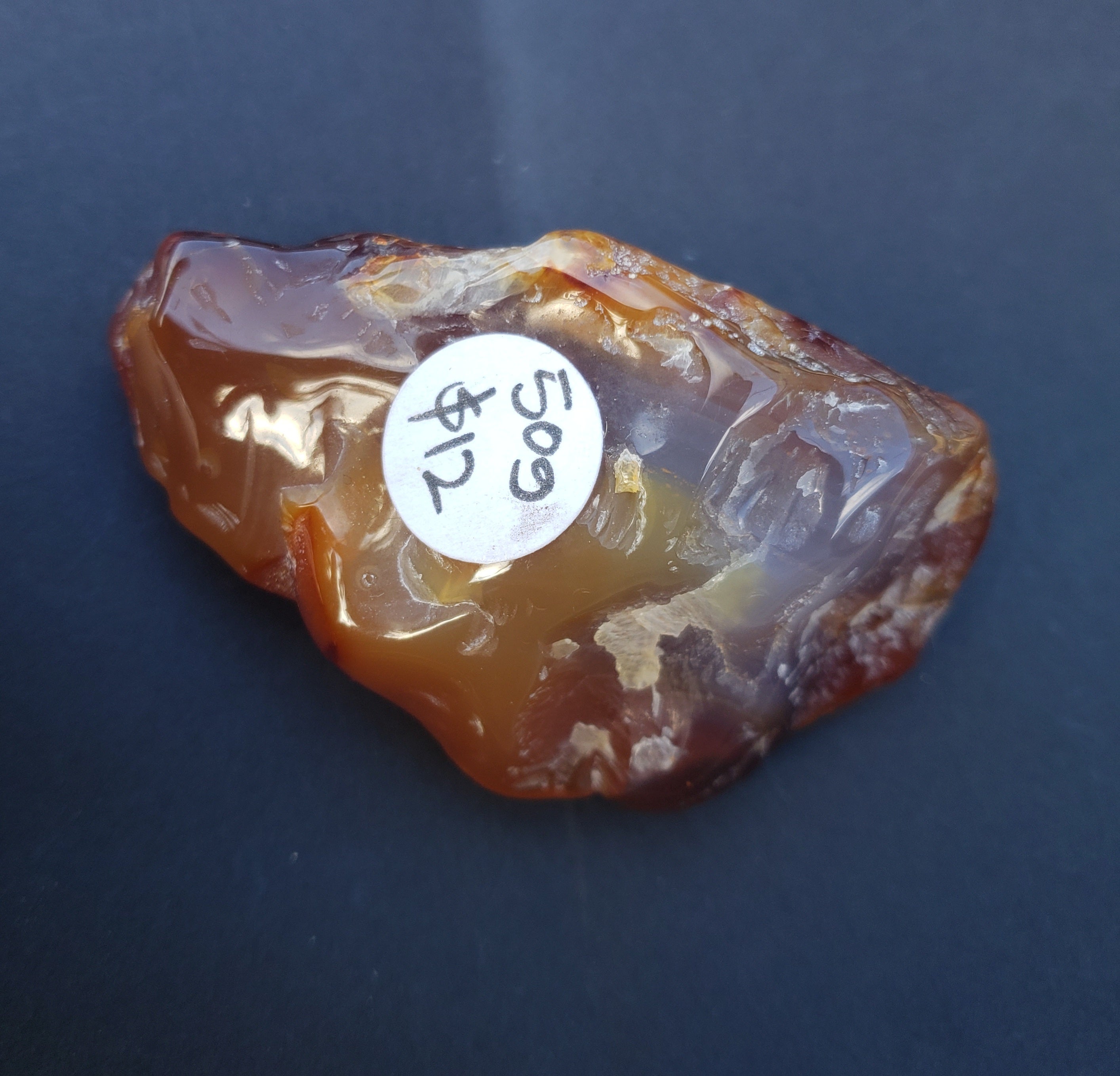 Carnelian Agate - tumbled freeform - 50grams