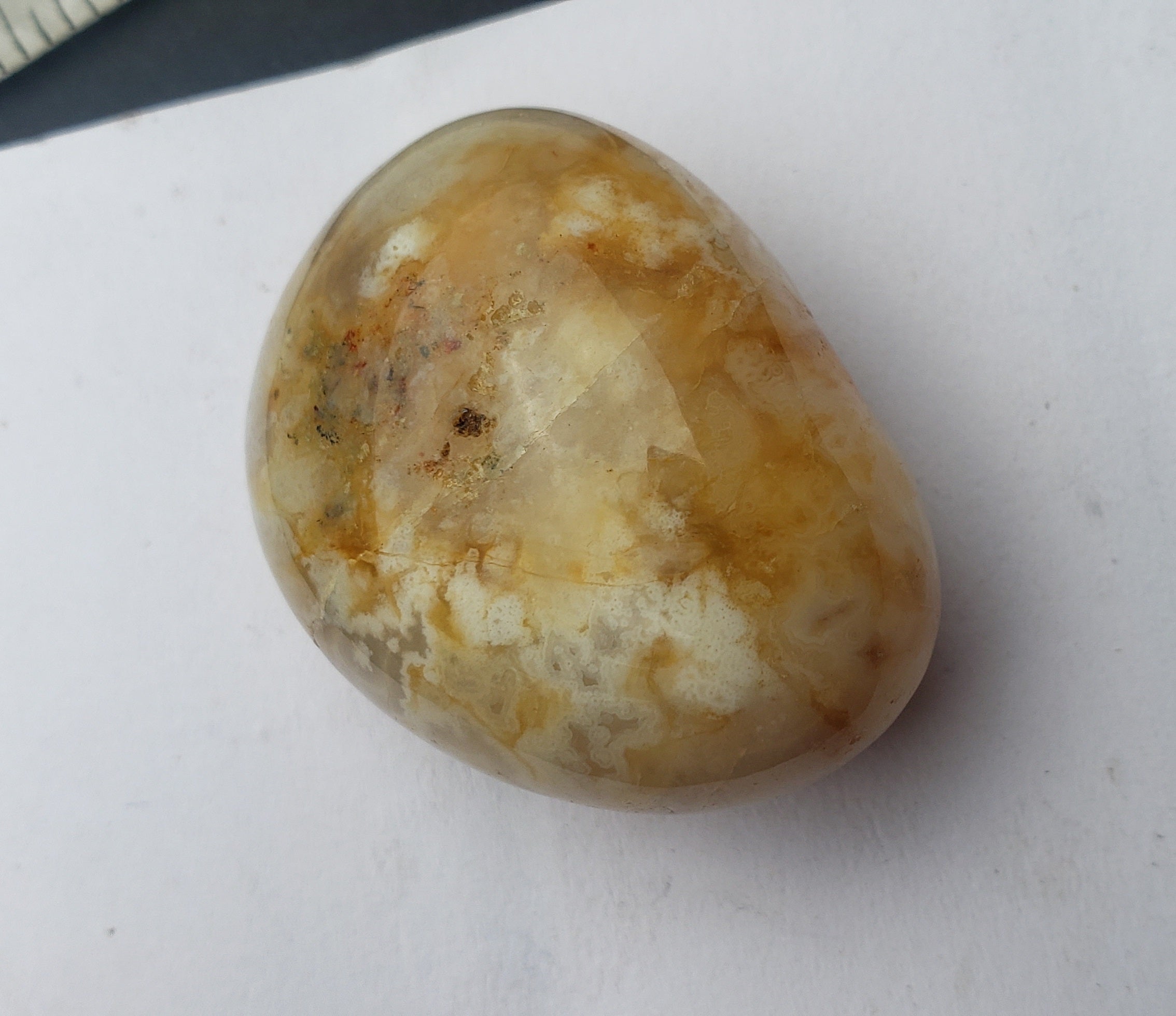 Flower Agate - tumbled - 28grams