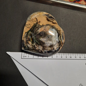 Ocean Jasper "Broken " Heart -  358grams