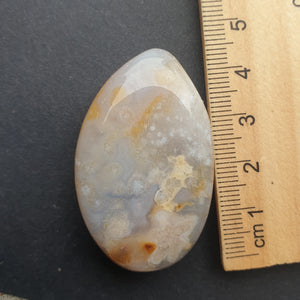 Flower Agate - flatstone - 28g