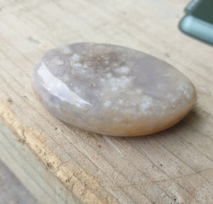 Flower Agate - flatstone - 28g