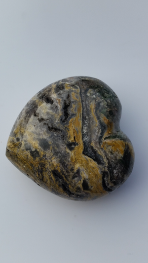 Ocean Jasper  Heart -  218grams