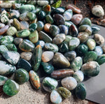 Moss Agate  - Tumbled